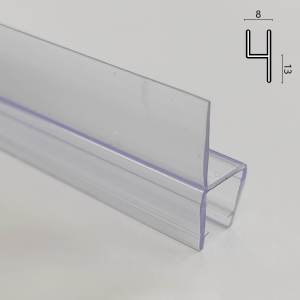 8mm Glass Shower Door Seal Bottom Standard 13mm Blade