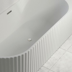 Hauora Right Hand Fluted Bath 1500mm